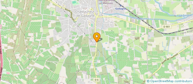 localisation de l'entreprise MADAME MYRIAM LESTRA  CHATEAUNEUF-DE-GADAGNE