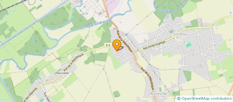 localisation de l'entreprise MADAME MYRIAM LEVENT  AUTREVILLE