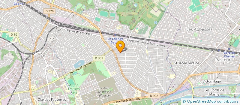 localisation de l'entreprise MADAME MYRIAM LIBE  GAGNY