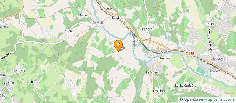 localisation de l'entreprise MADAME MYRIAM LIDDAWI  LE BREUIL