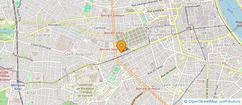 localisation de l'entreprise MADAME MYRIAM LOCTEAU  BORDEAUX