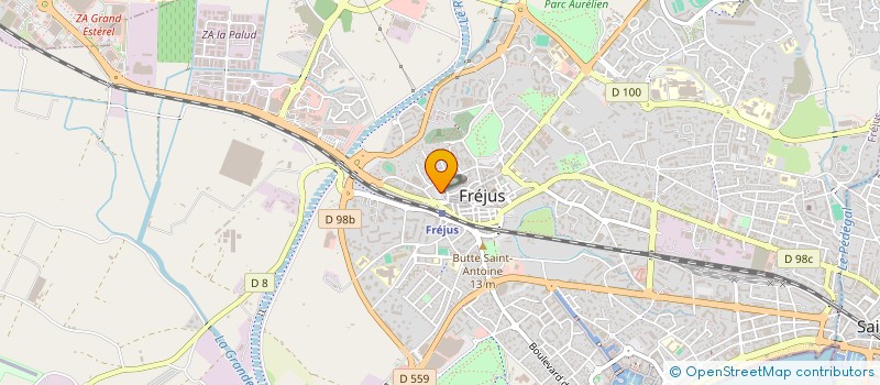 localisation de l'entreprise MADAME MYRIAM LOISON à FREJUS