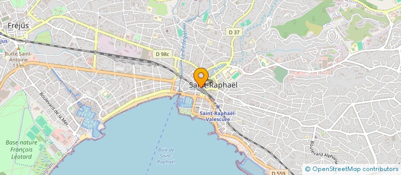 localisation de l'entreprise MADAME MYRIAM LOMBARD  SAINT-RAPHAEL