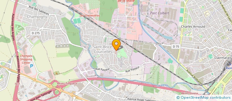 localisation de l'entreprise MADAME MYRIAM LUPETTE  SAINT-BRICE-COURCELLES