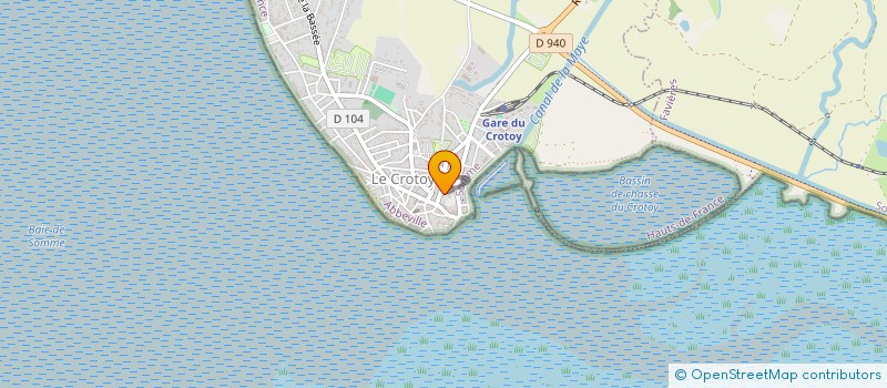 localisation de l'entreprise MADAME MYRIAM MACQUET à LE CROTOY