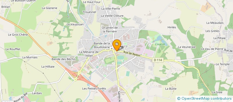 localisation de l'entreprise MADAME MYRIAM MAGRE  ALLAIRE