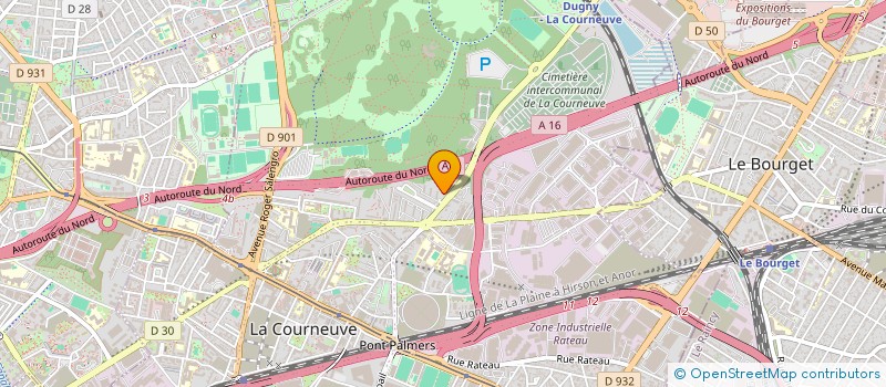 localisation de l'entreprise MADAME MYRIAM MAHDID à LA COURNEUVE