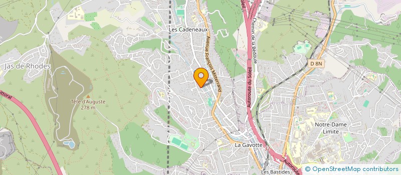localisation de l'entreprise MADAME MYRIAM MAHRI à LES PENNES-MIRABEAU