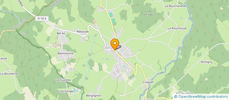 localisation de l'entreprise MADAME MYRIAM MAISONNIAL  JONZIEUX