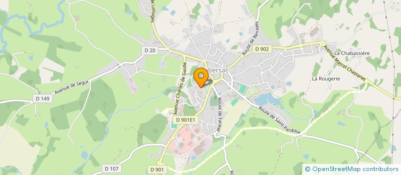 localisation de l'entreprise MADAME MYRIAM MALIGNE  SAINT-PARDOUX-CORBIER