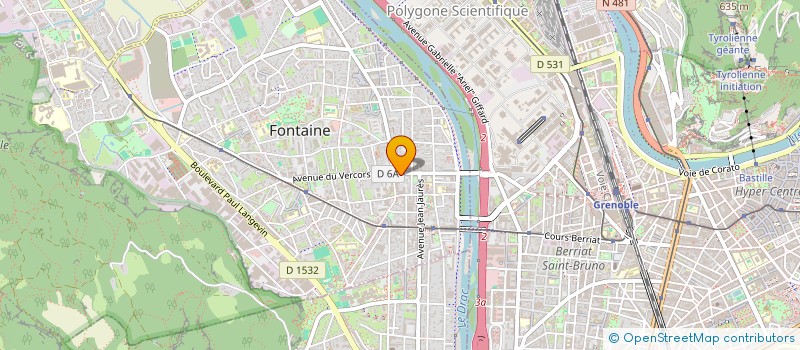 localisation de l'entreprise MADAME MYRIAM MANDHOUJ  FONTAINE