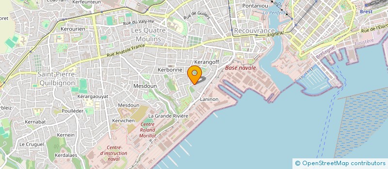 localisation de l'entreprise MADAME MYRIAM MARC à BREST