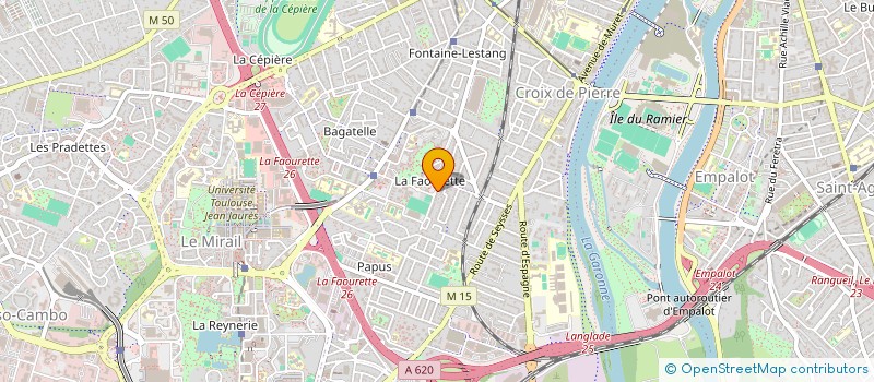 localisation de l'entreprise MADAME MYRIAM MARCOS  TOULOUSE