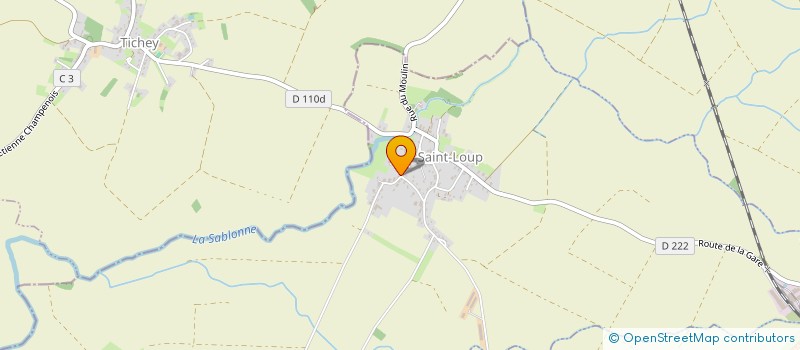 localisation de l'entreprise MADAME MYRIAM MARLAIX  SAINT-LOUP