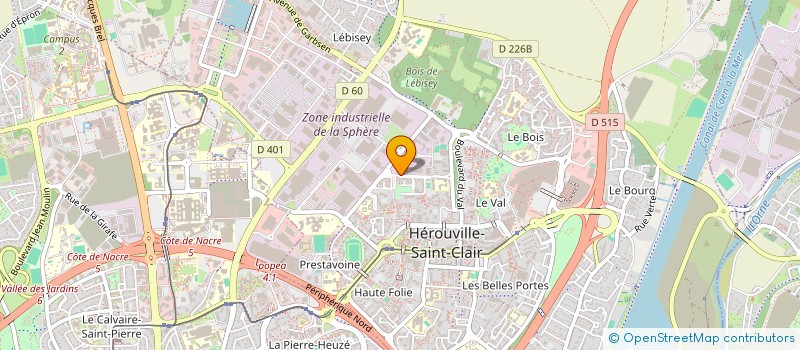 localisation de l'entreprise MADAME MYRIAM MARTIN à HEROUVILLE-SAINT-CLAIR
