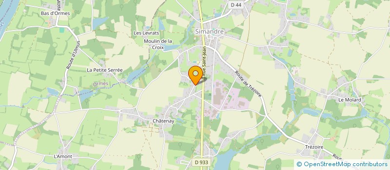 localisation de l'entreprise MADAME MYRIAM MARTIN  SIMANDRE