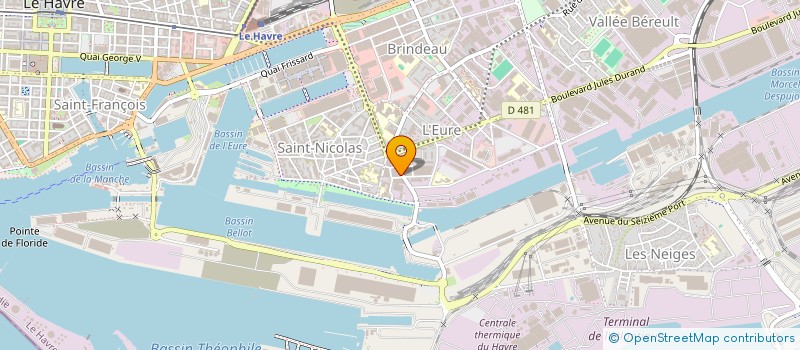 localisation de l'entreprise MADAME MYRIAM MARTINEZ  LE HAVRE