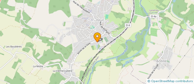 localisation de l'entreprise MADAME MYRIAM MASSE  ITEUIL