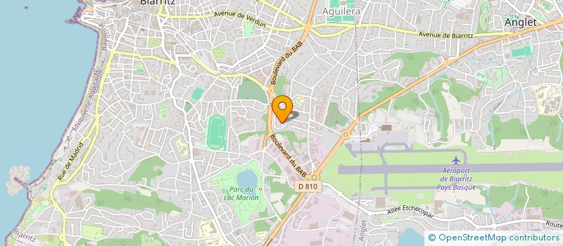 localisation de l'entreprise MADAME MYRIAM MASSON à BIARRITZ