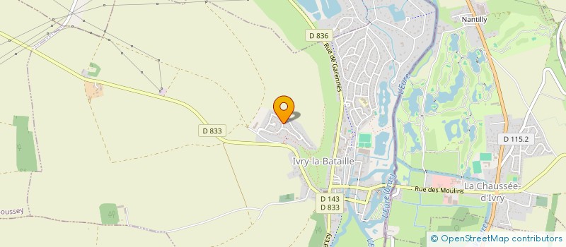 localisation de l'entreprise MADAME MYRIAM MAURICETTE  IVRY-LA-BATAILLE