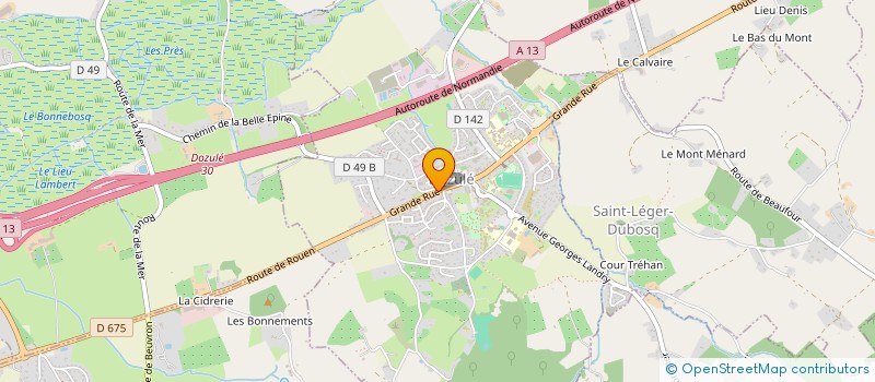 localisation de l'entreprise MADAME MYRIAM MAUTALENT  DOZULE