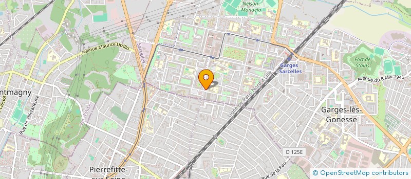 localisation de l'entreprise MADAME MYRIAM MAXO  SARCELLES