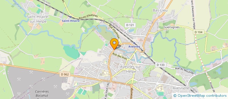 localisation de l'entreprise MADAME MYRIAM MAZE  AVESNES-SUR-HELPE