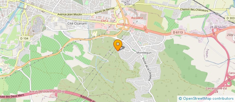 localisation de l'entreprise MADAME MYRIAM MECHIECHE AZZOUZI à CARCASSONNE