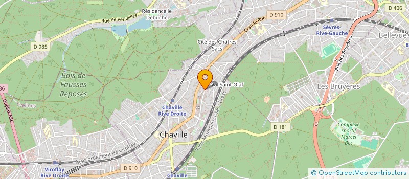 localisation de l'entreprise MADAME MYRIAM MEDENECHE à CHAVILLE