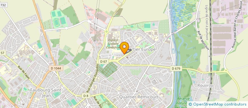 localisation de l'entreprise MADAME MYRIAM MEFTAH  SAINT-QUENTIN