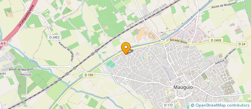 localisation de l'entreprise MADAME MYRIAM MEGHACHOU  MAUGUIO