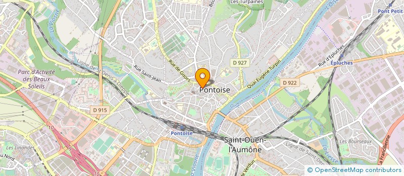 localisation de l'entreprise MADAME MYRIAM MEGREZ à PONTOISE