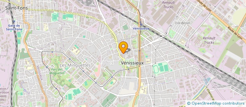 localisation de l'entreprise MADAME MYRIAM MEISBURGER  VENISSIEUX