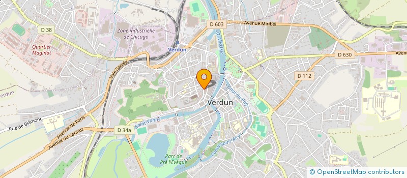 localisation de l'entreprise MADAME MYRIAM MEIZ à VERDUN