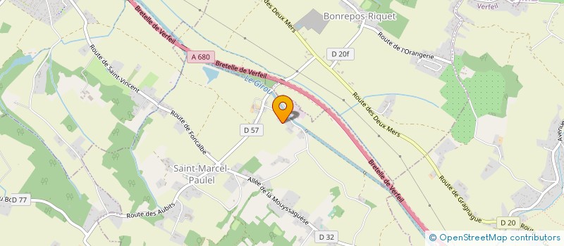 localisation de l'entreprise MADAME MYRIAM MELKA  VERFEIL