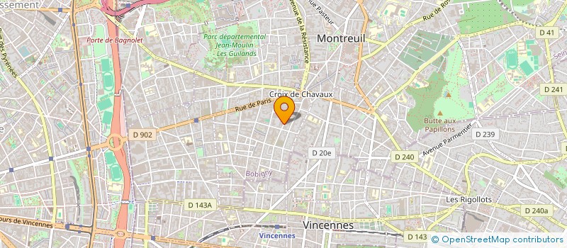 localisation de l'entreprise MADAME MYRIAM MELLITI à MONTREUIL