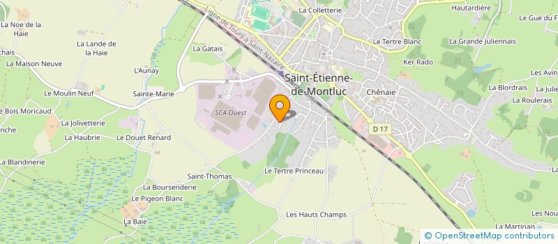 localisation de l'entreprise MADAME MYRIAM MELUC  SAINT-ETIENNE-DE-MONTLUC