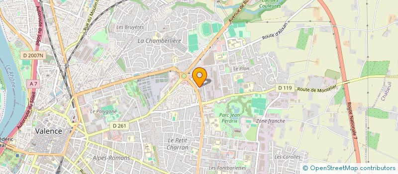 localisation de l'entreprise MADAME MYRIAM MERCIER à VALENCE