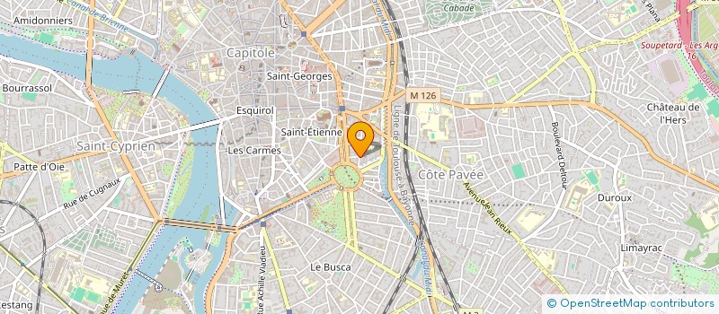 localisation de l'entreprise MADAME MYRIAM MERZOUGUI LAFARGE  TOULOUSE