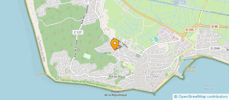 localisation de l'entreprise MADAME MYRIAM MERZOUKI  LA TRANCHE-SUR-MER