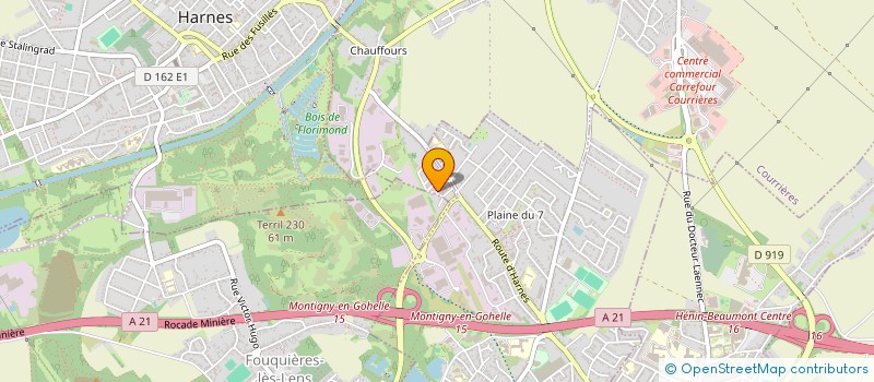 localisation de l'entreprise MADAME MYRIAM MEYLOF  COURRIERES