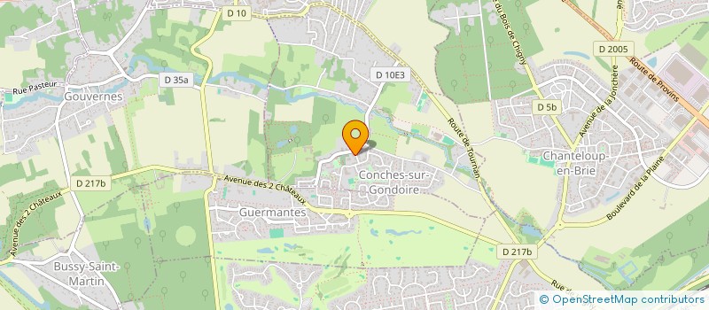 localisation de l'entreprise MADAME MYRIAM MEZRAI  CONCHES-SUR-GONDOIRE