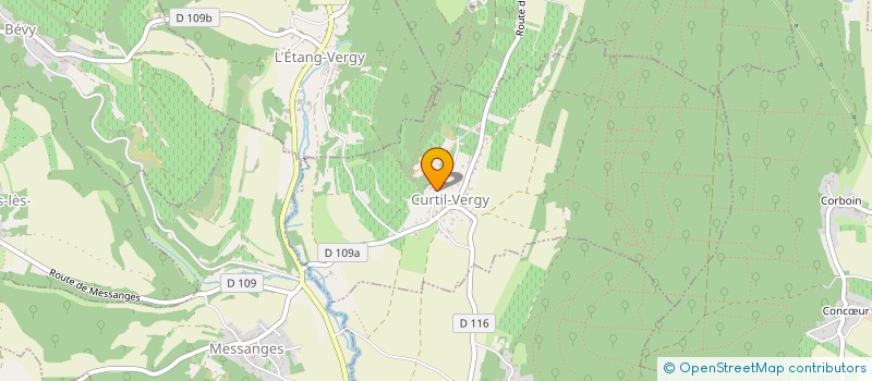 localisation de l'entreprise MADAME MYRIAM MICHAUD  CURTIL-VERGY