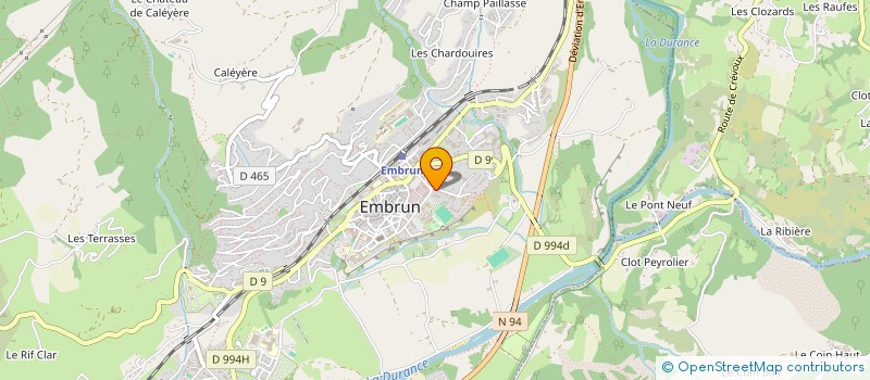 localisation de l'entreprise MADAME MYRIAM MICHEL à EMBRUN
