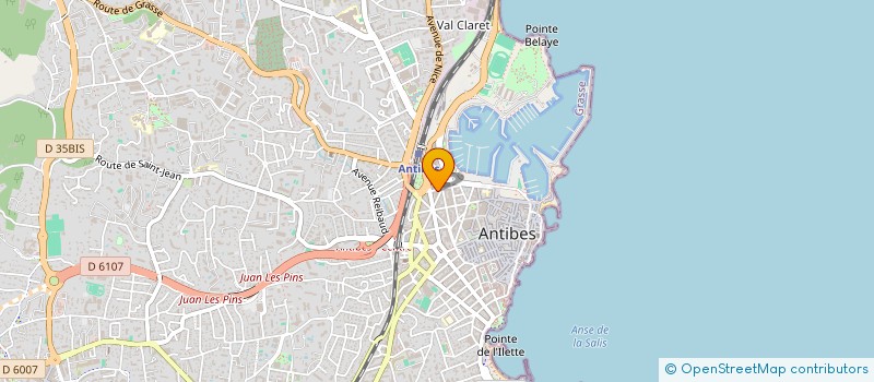 localisation de l'entreprise MADAME MYRIAM MICHELIN à ANTIBES