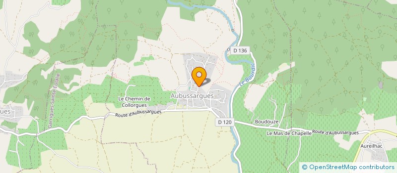 localisation de l'entreprise MADAME MYRIAM MIGANI  AUBUSSARGUES