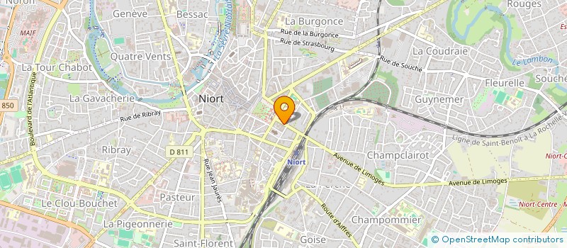 localisation de l'entreprise MADAME MYRIAM MOCK à NIORT