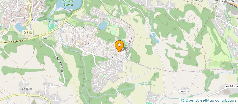 localisation de l'entreprise MADAME MYRIAM MOKDAD  VILLEFONTAINE