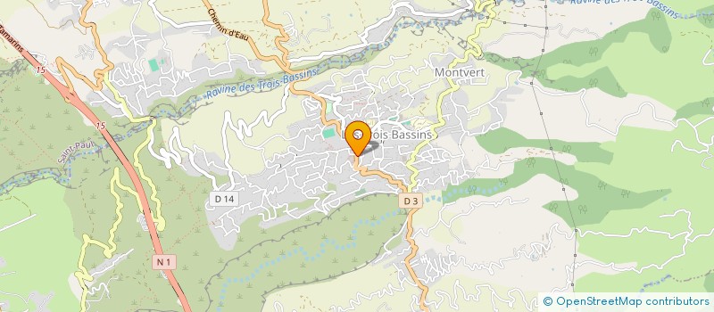 localisation de l'entreprise MADAME MYRIAM MOKHTARI  LES TROIS-BASSINS