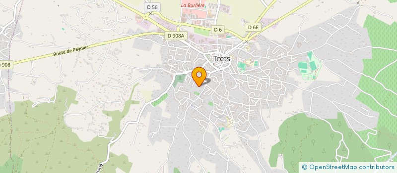 localisation de l'entreprise MADAME MYRIAM MONNIER à TRETS